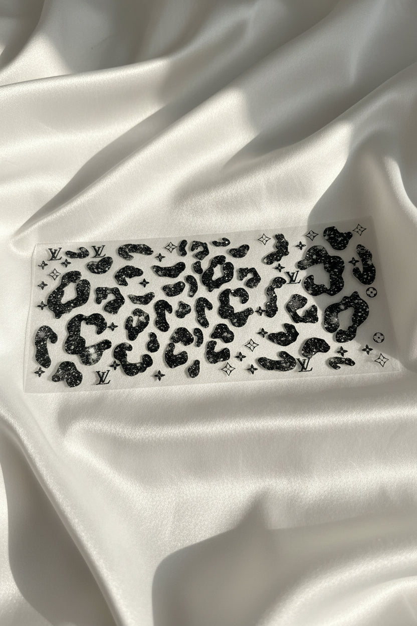 LV Black Leopard Print