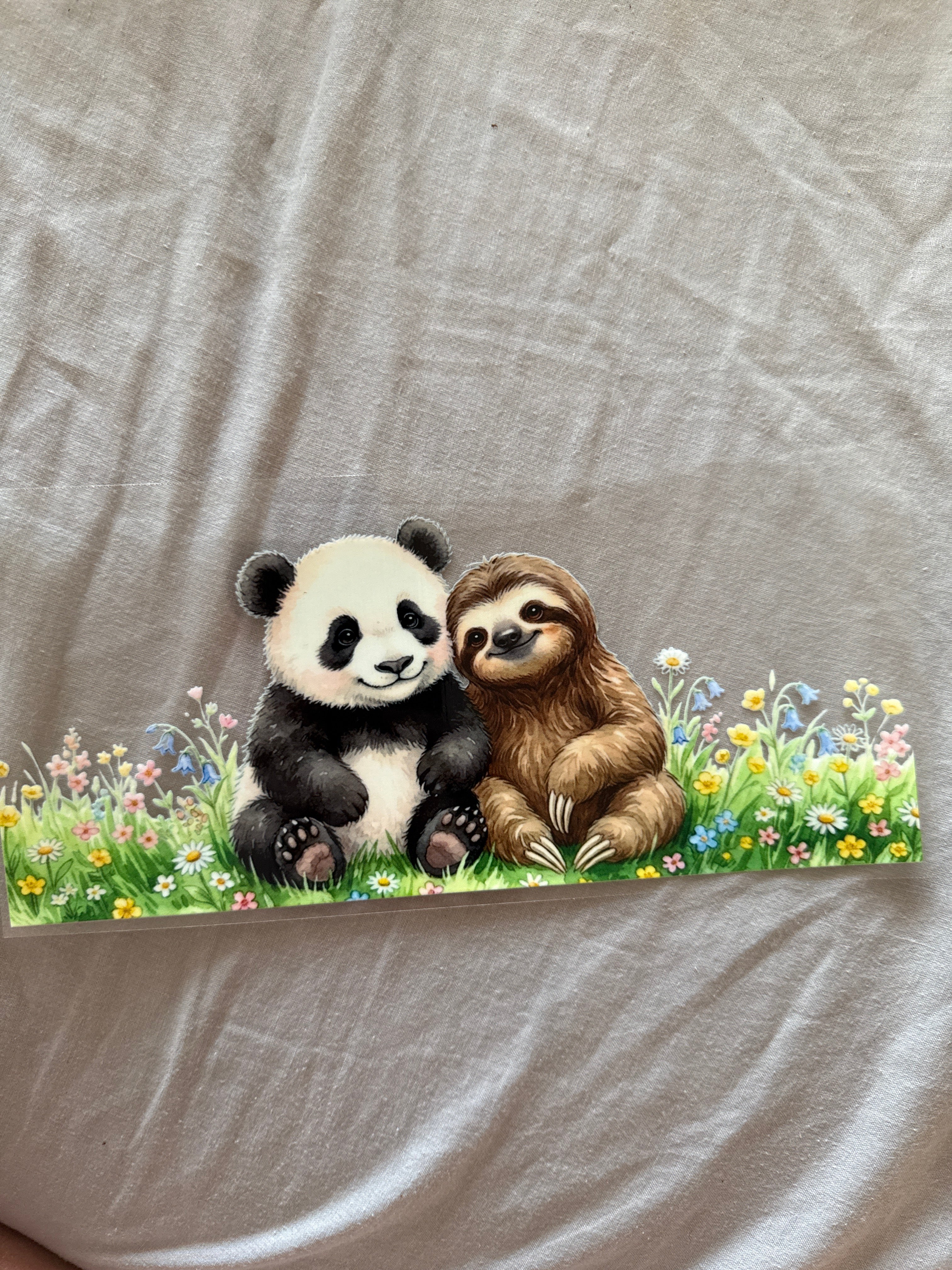 Panda & sloth