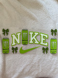 Green Nike monster