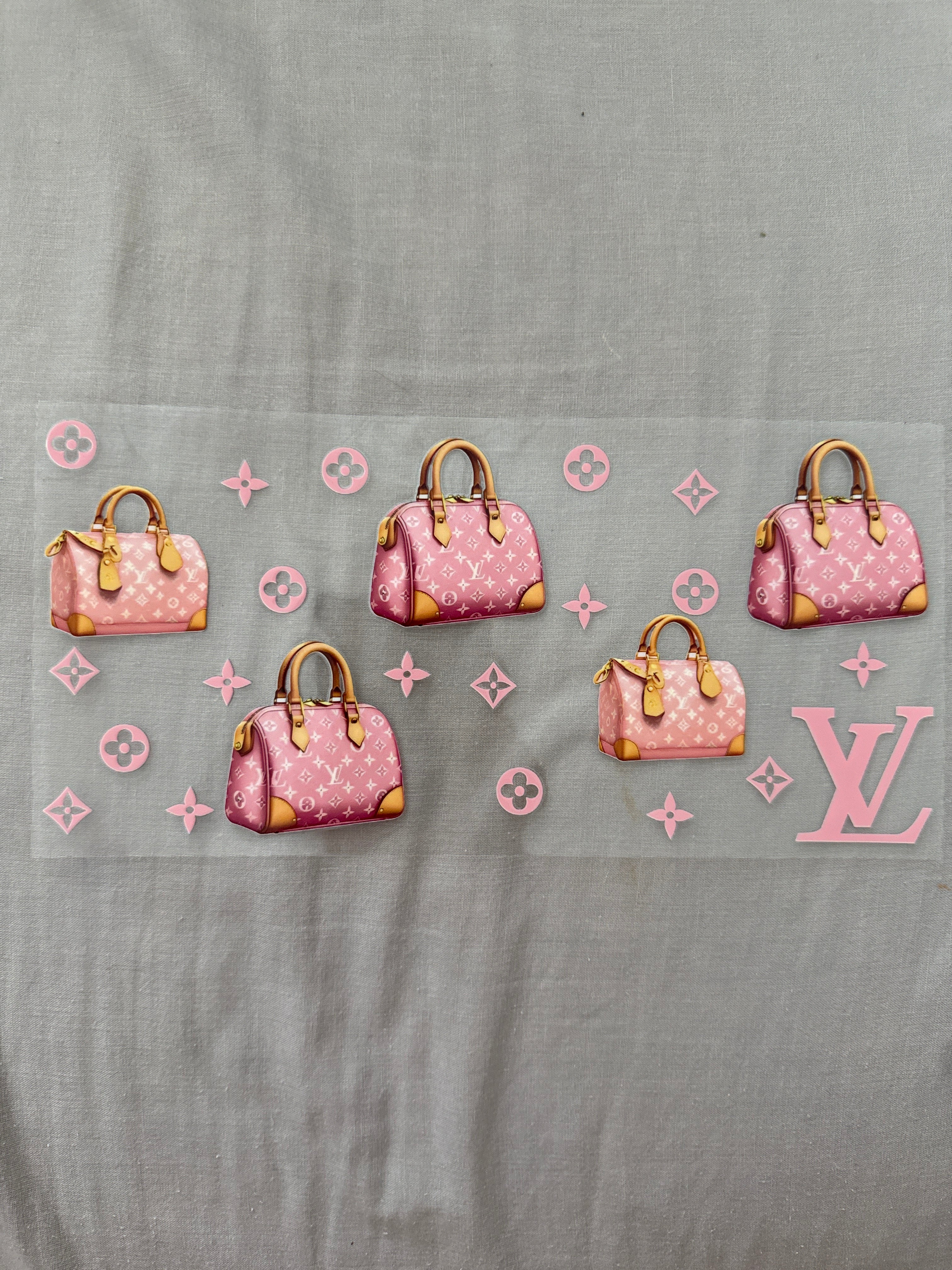 Pink lv bag