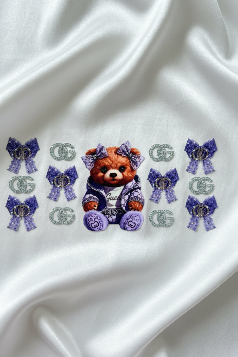 Purple Gucci Bear