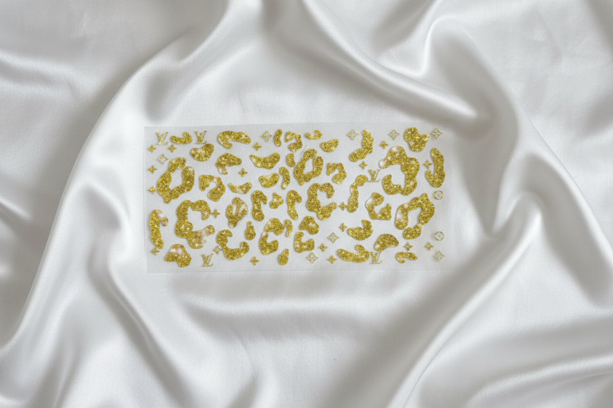 LV Gold Leopard Print