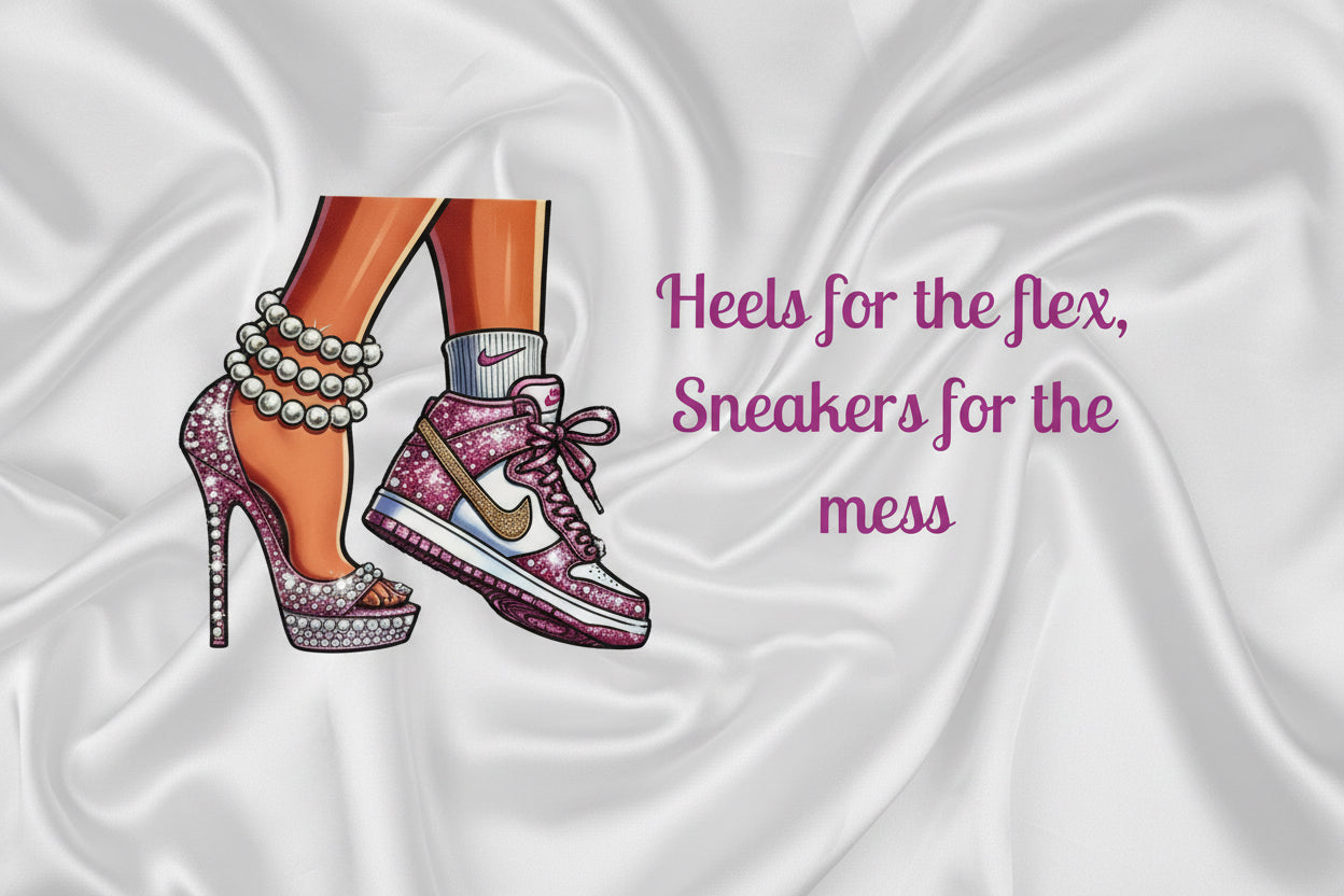 Heels for the flex sneakers for the mess