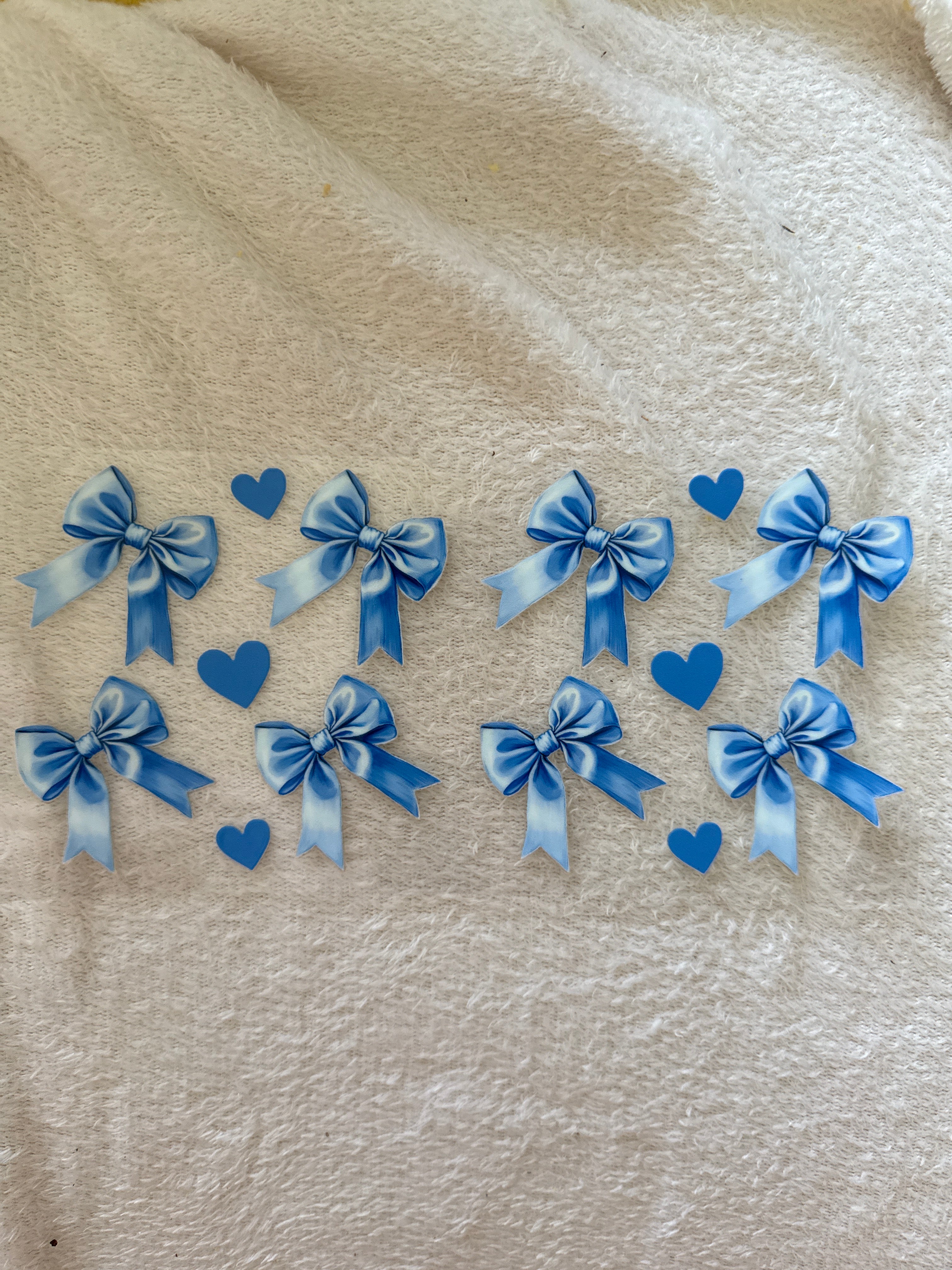 Blue bows