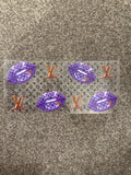 Purple LV lips
