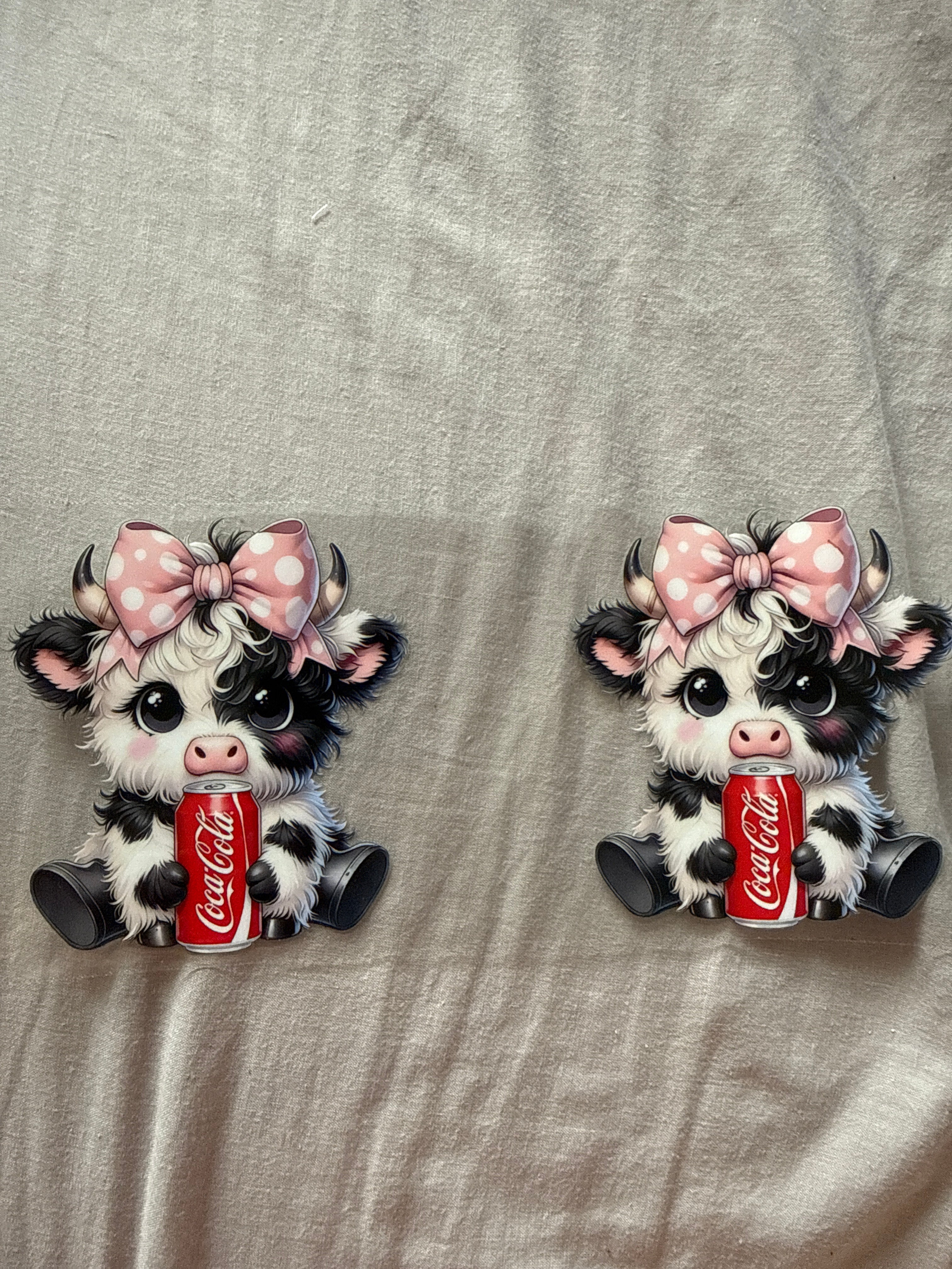 Highland cow Coca Cola