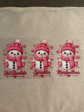 Snowmen hot chocolate station