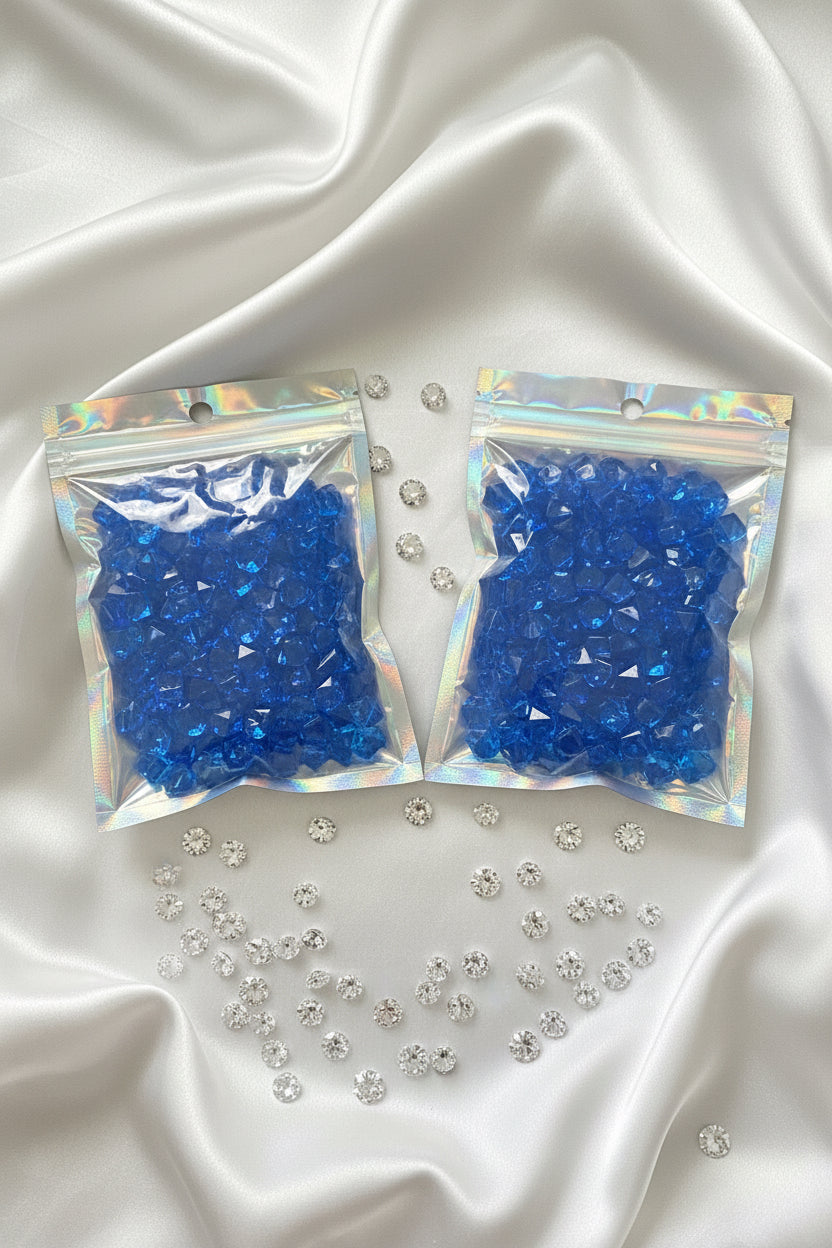 Royal blue ice