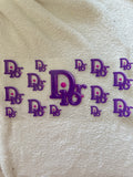 Purple and pink Dior