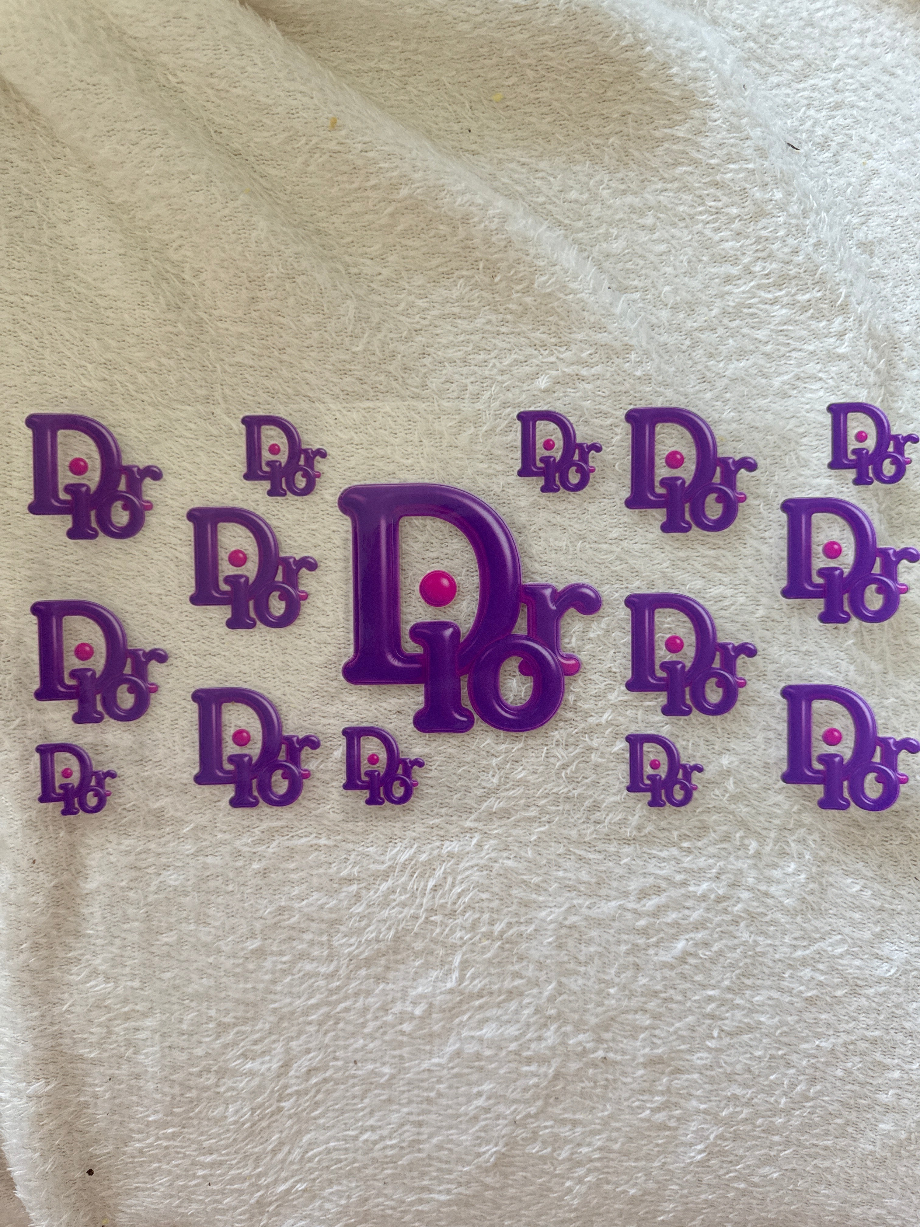 Purple and pink Dior