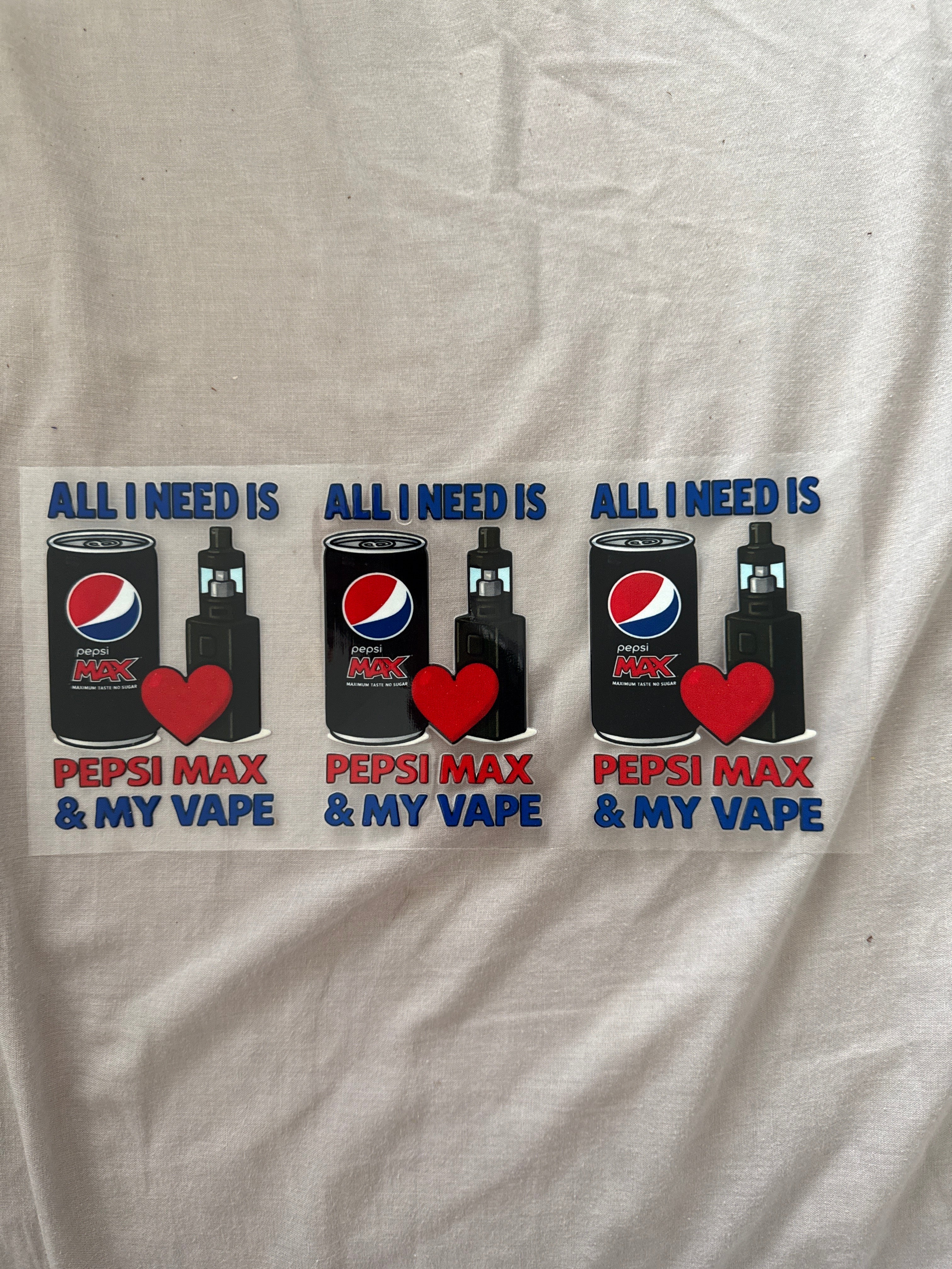 All I need is Pepsi max & my vape