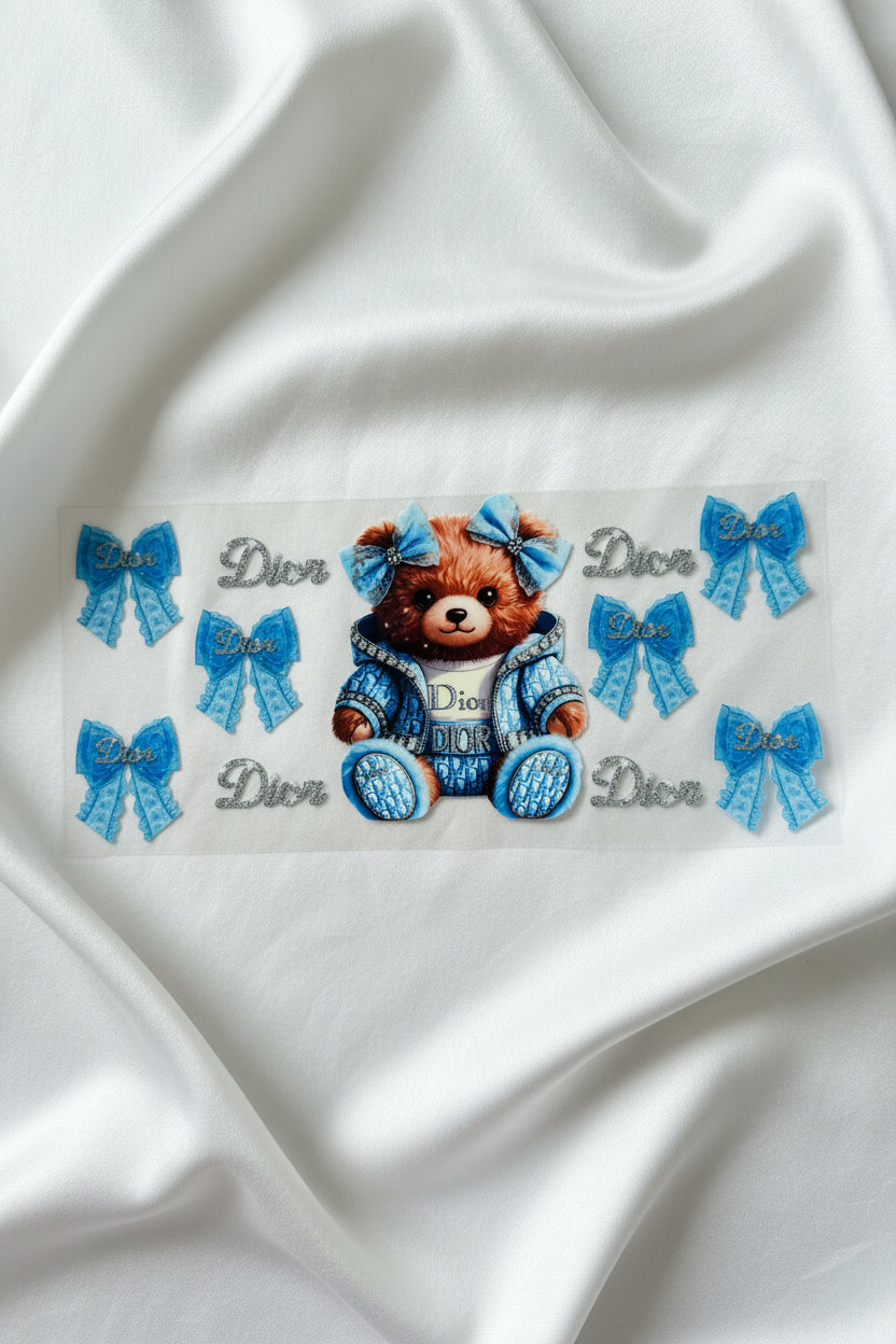 Blue Dior Bear