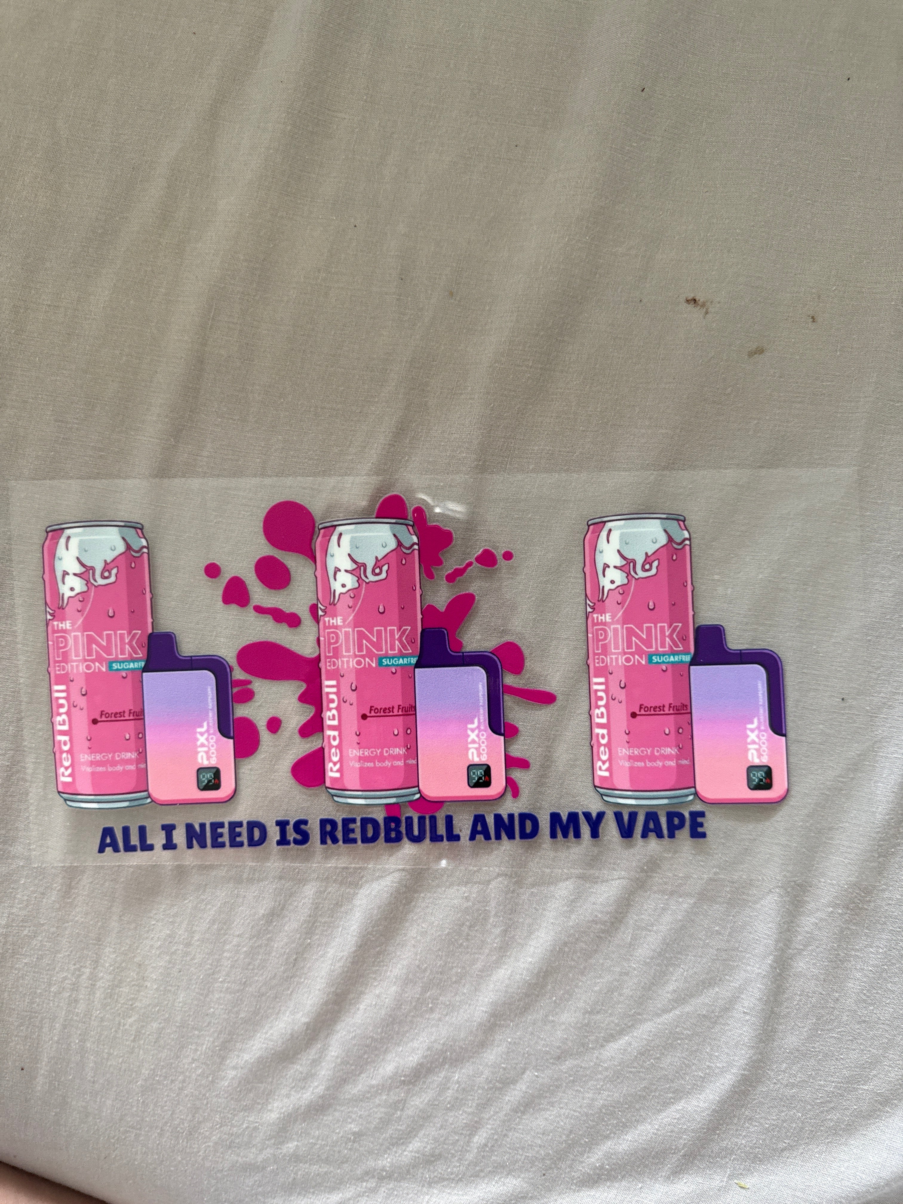 All I need is redbull and my vape