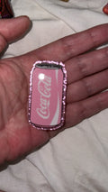 Pink Coca Cola acrylic charms