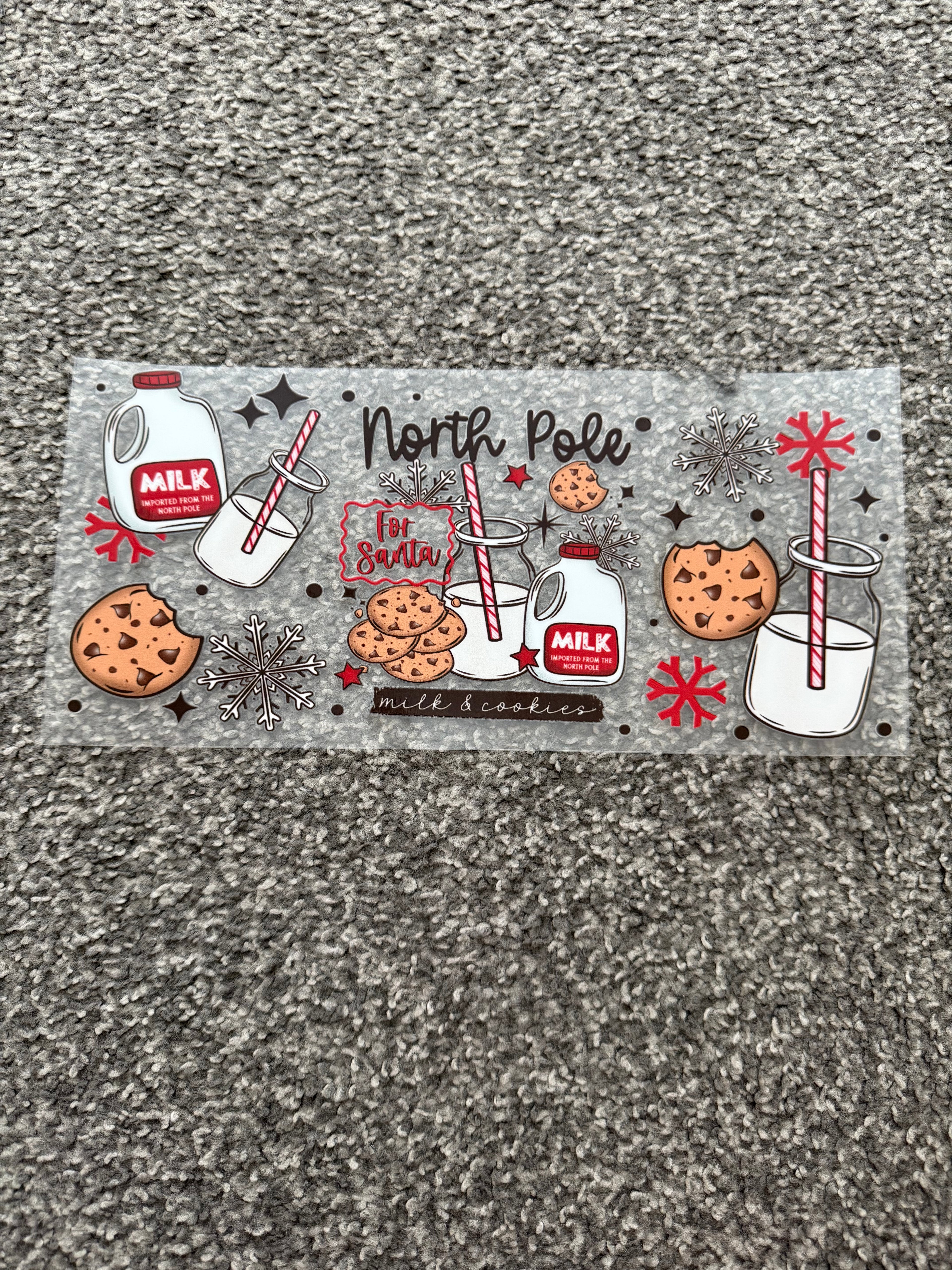 North Pole cookies & milk